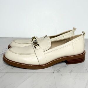 Sam Edelman Christy Ivory Leather Loafer 10M